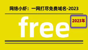 网络小虾:一网打尽免费域名-网络小虾